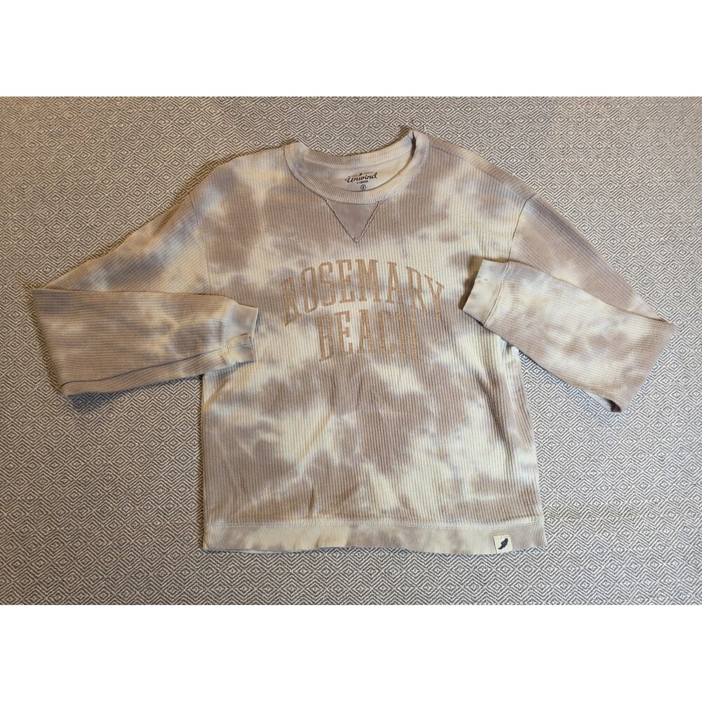 Unwind by League Rosemary Beach Tie Dye Sweatshirt Women’s Small Coastal Beach